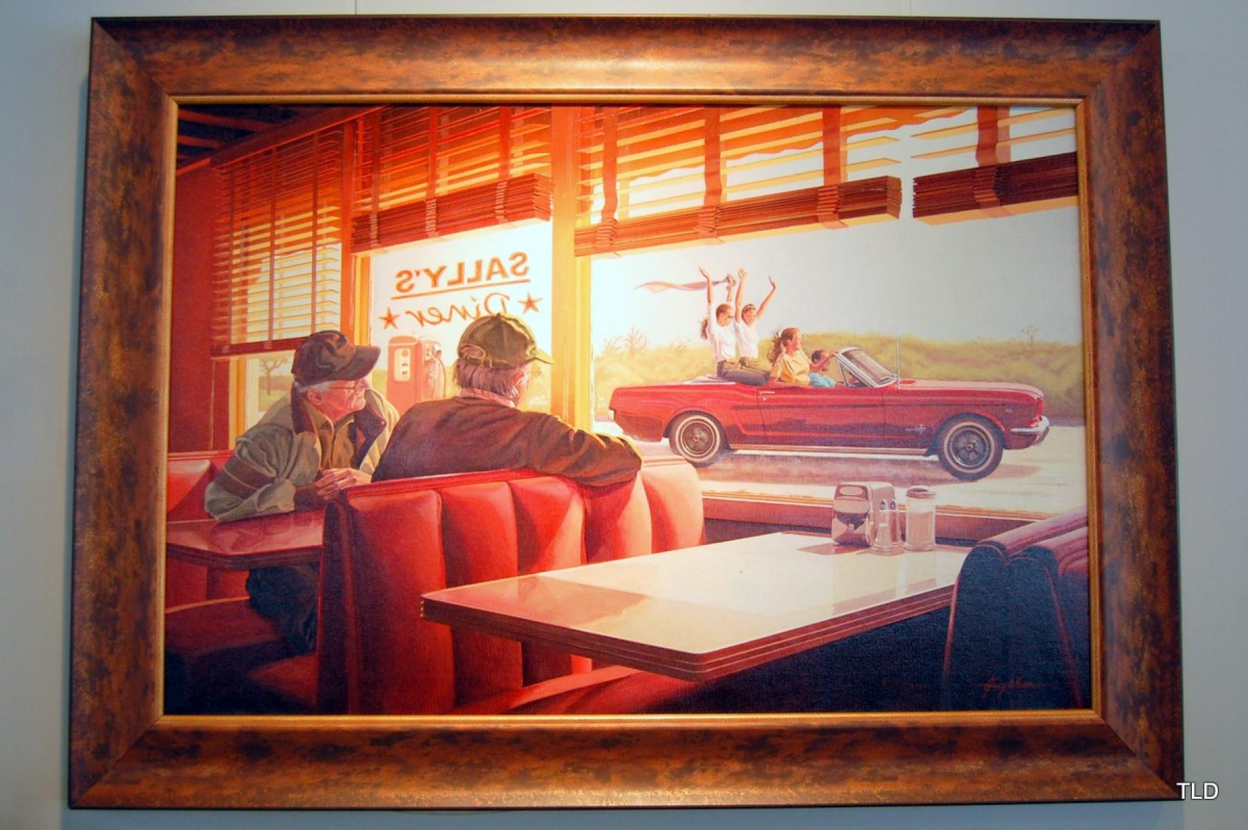Those Were the Days Original Oil Painting by Gary Whinn